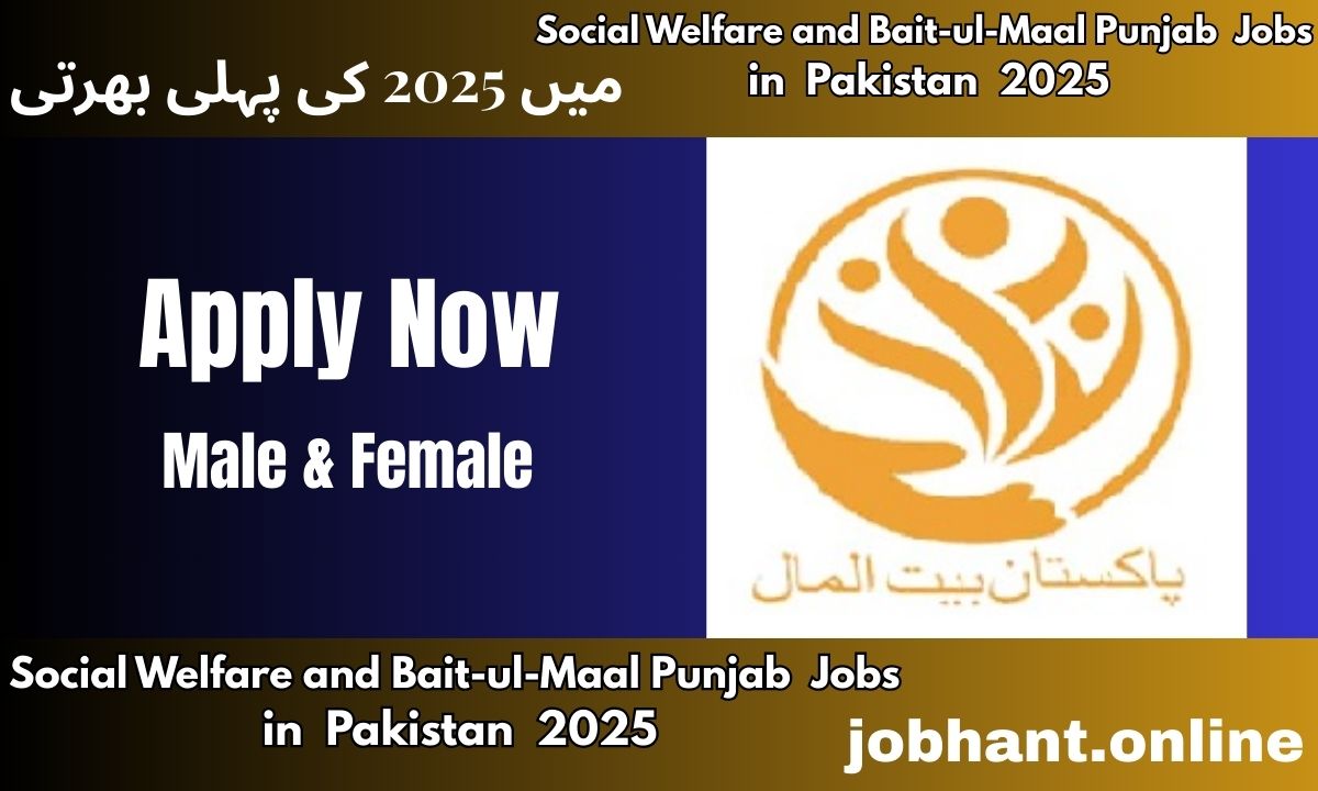 Social Welfare and Bait-ul-Maal Punjab Jobs 2025