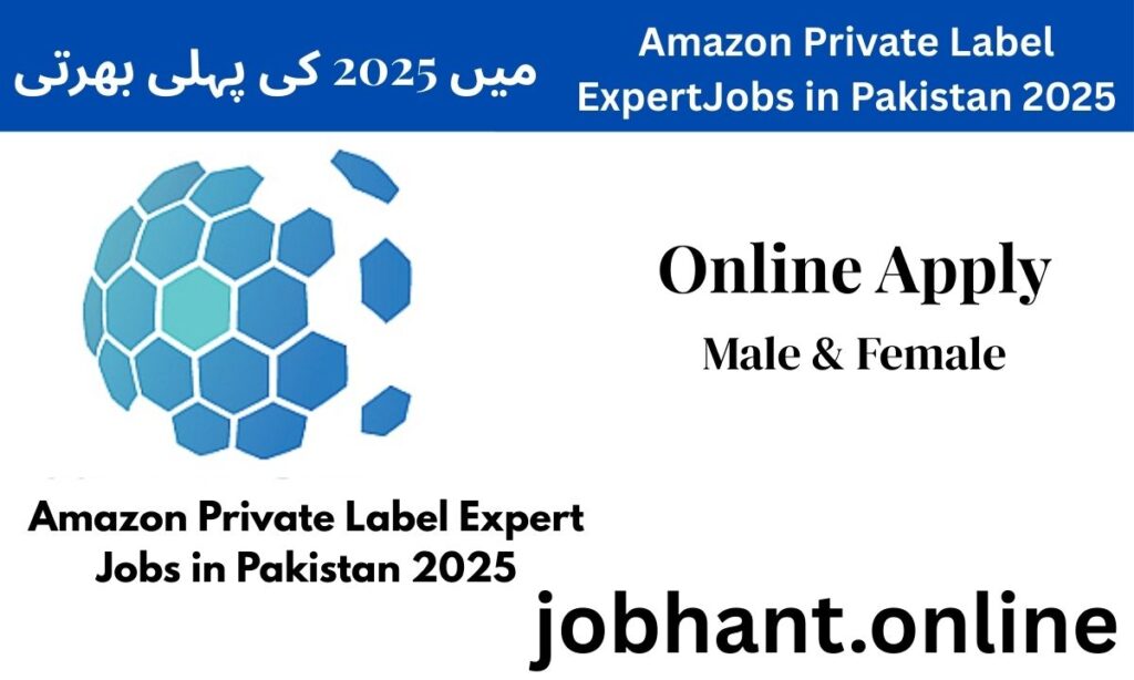 Amazon Private Label Expert Jobs in Pakistan 2025
