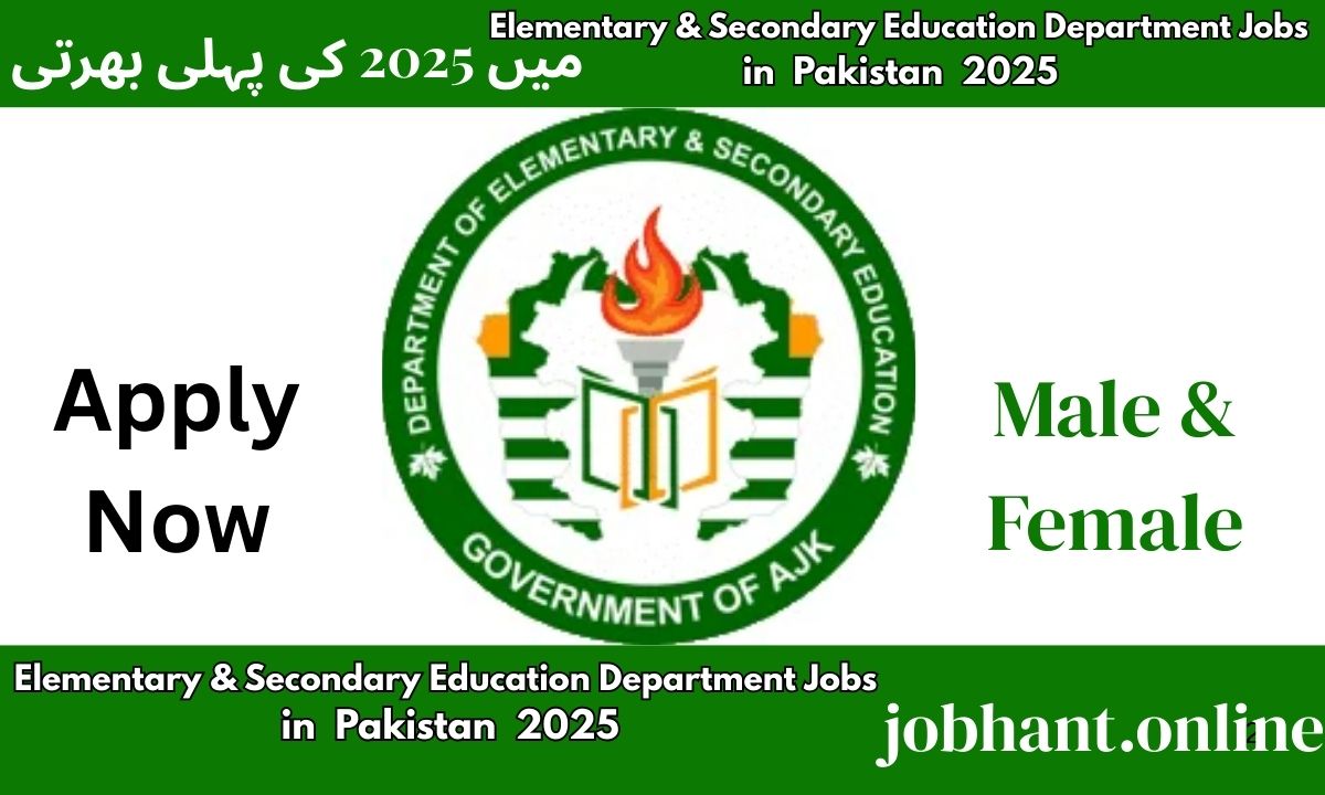 Elementary & Secondary Education Department Jobs 2025